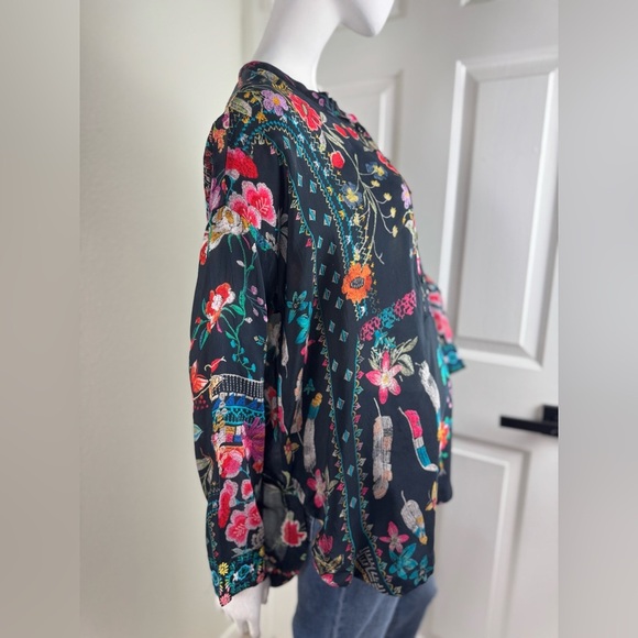 Johnny Was Ellamo Boxy Top Size Medium - Picture 4 of 14